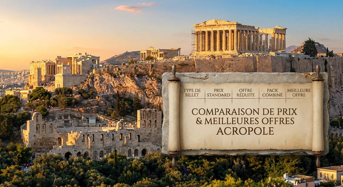 Billet Acropole Pas Cher - Meilleurs Prix
