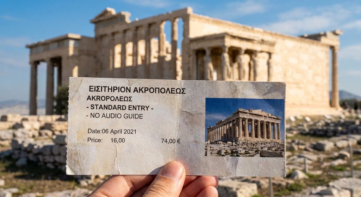 Billet Acropole Sans Audioguide - Ticket Standard
